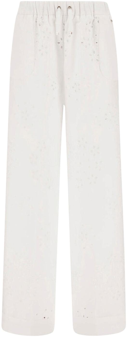 26SS 에르노 트레이닝/조거 팬츠 BRODERIEPANTS WHITE