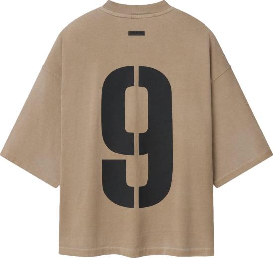 26FW 피어오브갓 반팔 티셔츠 FEAROFGOD9TSHIRT BEIGE - FEAR OF GOD