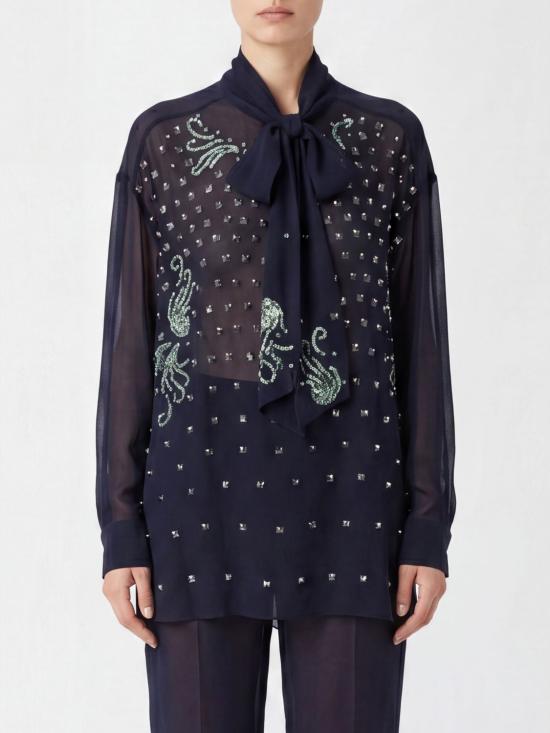 26SS 드리스 반 노튼 탑 2520107962314 509 Blue