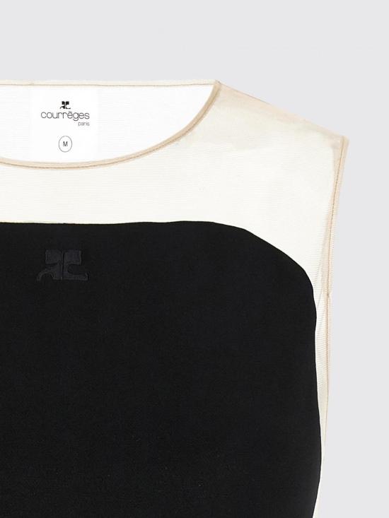 26SS 쿠레쥬 탑 226CBD183PL0159 9999 Black - COURREGES
