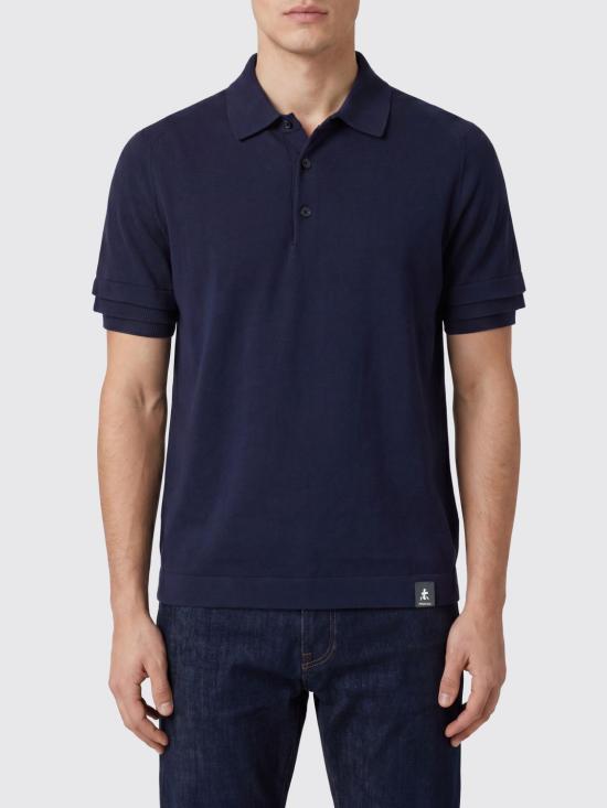 26SS 프리미아타 폴로 티셔츠 PMG12 COTTONNAVY Blue