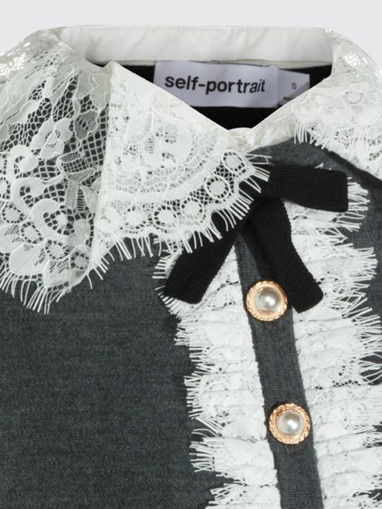 26FW 셀프 포트레이트 스웨터 PF26134CGR Grey - SELF PORTRAIT