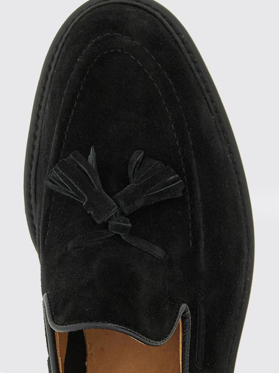 26SS 트리커즈 로퍼 ELTON BLACKSUEDE Black - TRICKERS
