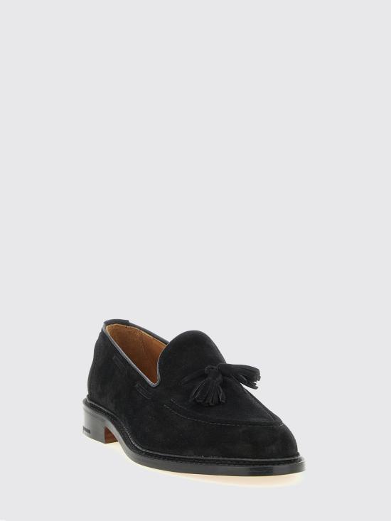 26SS 트리커즈 로퍼 ELTON BLACKSUEDE Black - TRICKERS