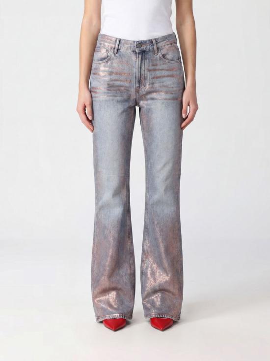 26SS 아크네 스튜디오 피티드 글리터 진 2025F A00582 CP1 Denim