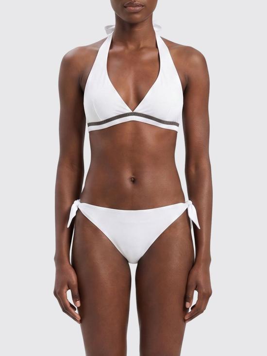 26SS 브루넬로 쿠치넬리 원피스 수영복 ML902VS479 C001 White