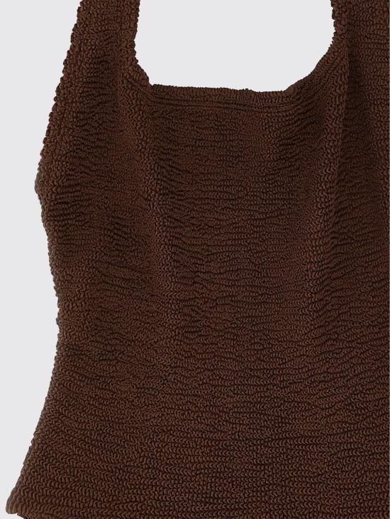 26SS 훈자 지 원피스 수영복 SANDYSWIM METALLICCHOCOLATE Brown - HUNZA G