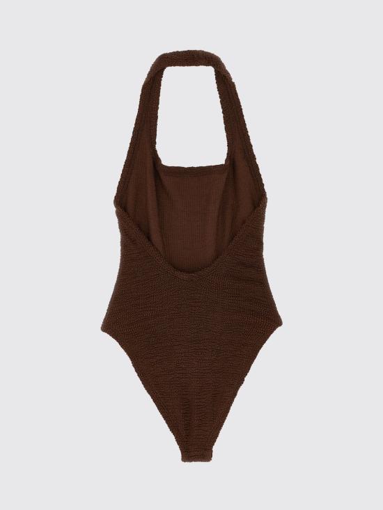 26SS 훈자 지 원피스 수영복 SANDYSWIM METALLICCHOCOLATE Brown - HUNZA G