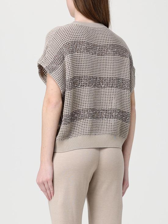 26SS 브루넬로 쿠치넬리 스웨터 M58772820 CKH72 Sand - BRUNELLO CUCINELLI