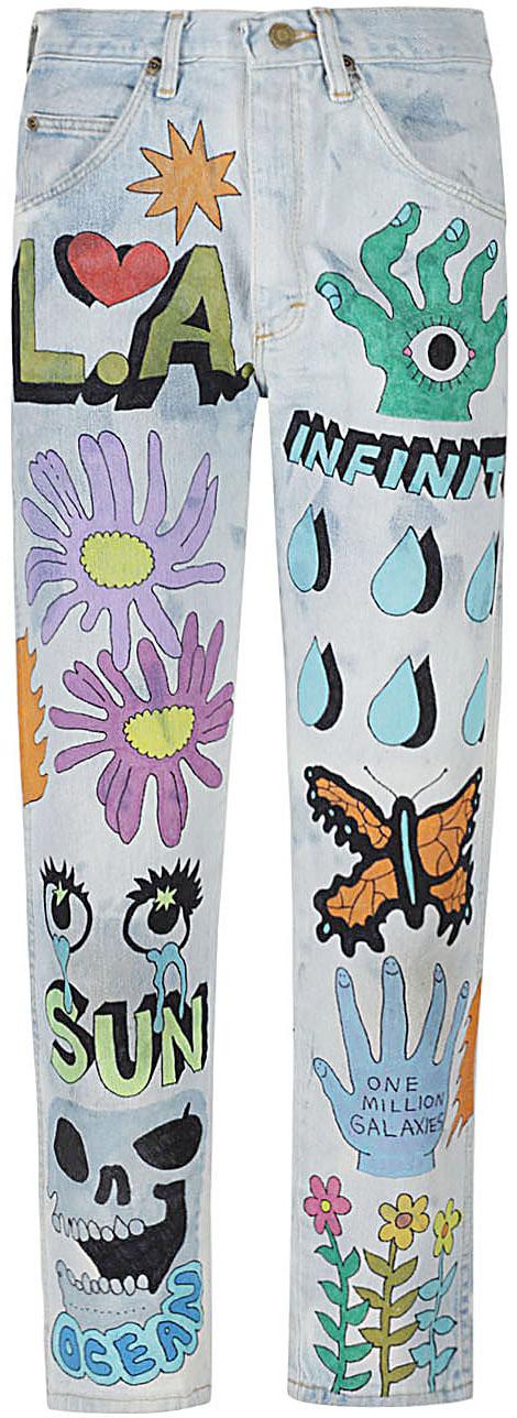  Stefan Meier 데님 팬츠 INFINITYPANTSWHITETAN LICHTBLUE