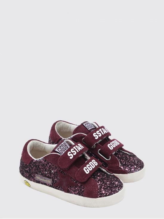 26SS [키즈] 골든구스 스니커즈 GYF00111F008033 40151 Burgundy - GOLDEN GOOSE