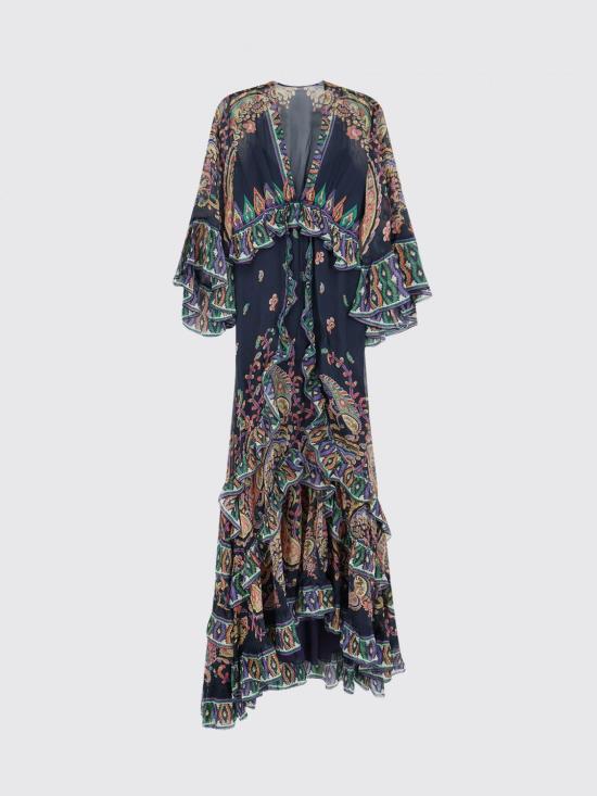 26SS 에트로 롱 원피스 WRHA053799SP1K4 X0883 Blue - ETRO