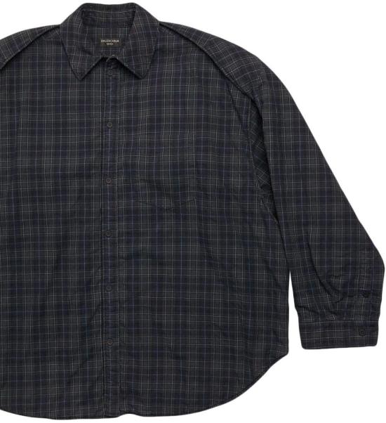  발렌시아가 긴팔 셔츠 751728TOM172952 DONKERGREY - BALENCIAGA