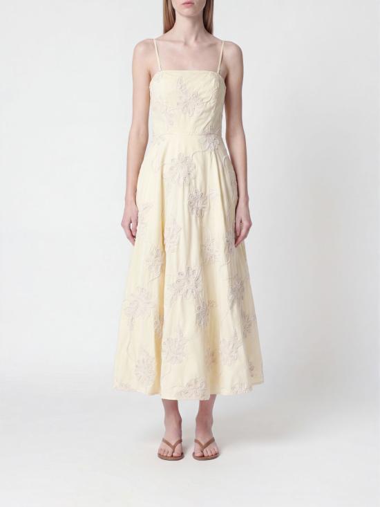 26SS 로테이트 롱 원피스 115560 1366 Yellow