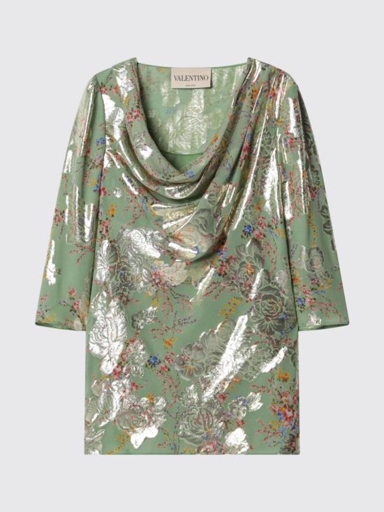 26SS 발렌티노 가라바니 탑 8B0AEBU5A72 4JS Green - VALENTINO GARAVANI
