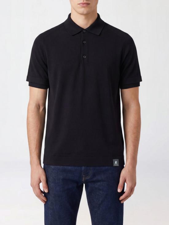 26SS 프리미아타 폴로 티셔츠 PMG12 COTTONBLAC Black