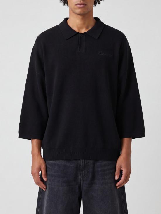 26SS 피어오브갓 폴로 티셔츠 192SP266961F VB Black