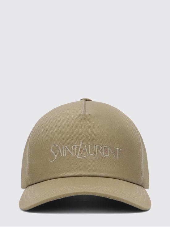 26SS 생로랑 개버딘 로고 자수 볼캡 778063D3YP19 9700 Beige - SAINT LAURENT