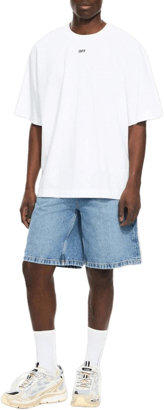 26SS 오프화이트 탑 3DARROWSPRAYSSSKATETEE44MAA120S26J00I100 WHITE - OFF WHITE