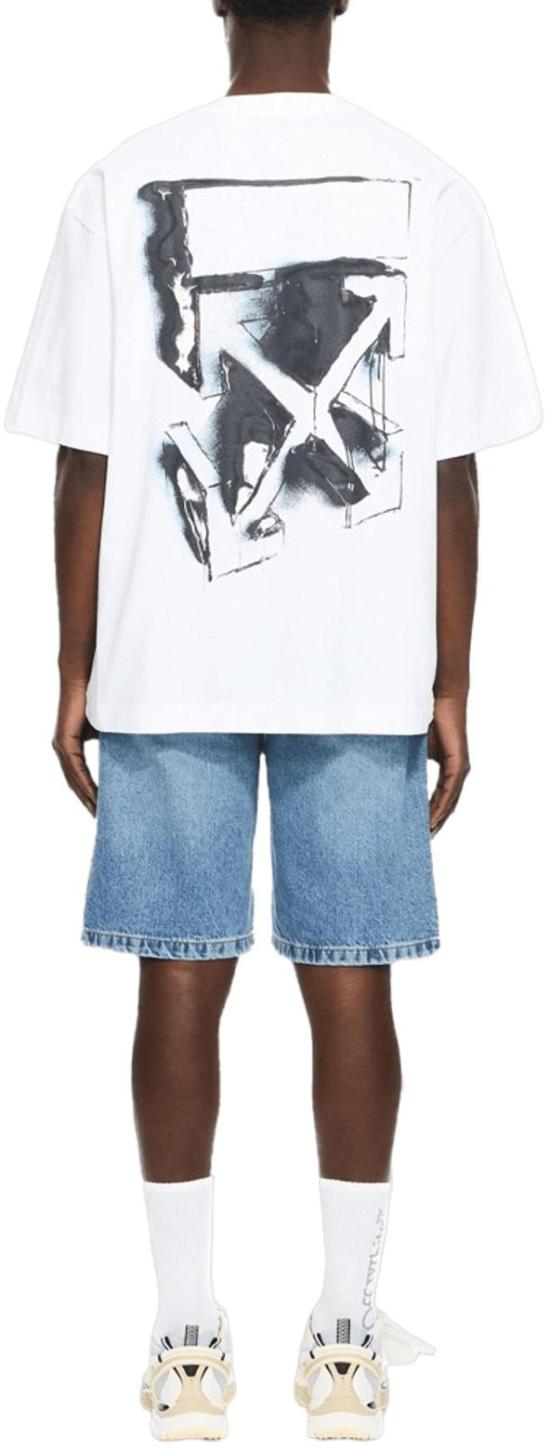 26SS 오프화이트 탑 3DARROWSPRAYSSSKATETEE44MAA120S26J00I100 WHITE - OFF WHITE