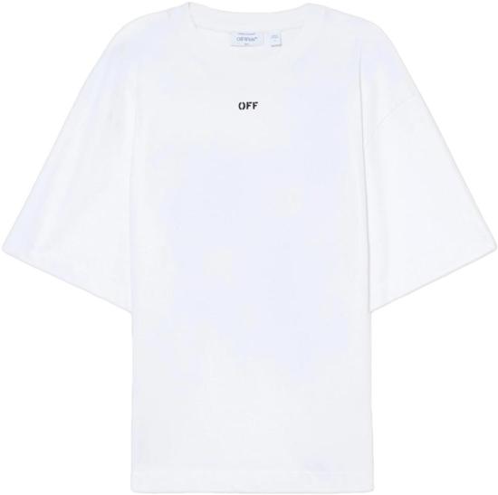 26SS 오프화이트 탑 3DARROWSPRAYSSSKATETEE44MAA120S26J00I100 WHITE