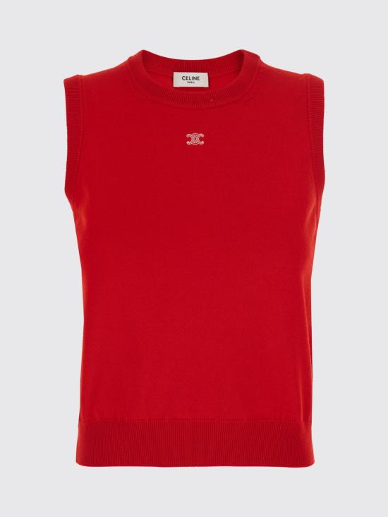 26FW 셀린느 탑 파인 울 RX0I70100 27RO Red