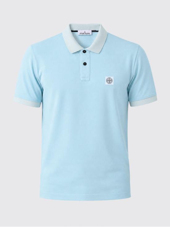 26SS 스톤 아일랜드 폴로 티셔츠 22002SCS0067 V004A Blue - STONE ISLAND