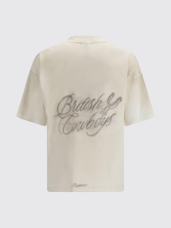 26SS 리프레젠트 브리티시 카우보이 티셔츠 MLM100592 WASHED Ecru - REPRESENT