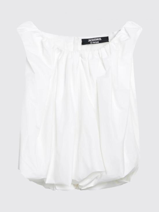 26SS 자크뮈스 반팔 티셔츠 26ETOW00888AW00770 100 White - JACQUEMUS