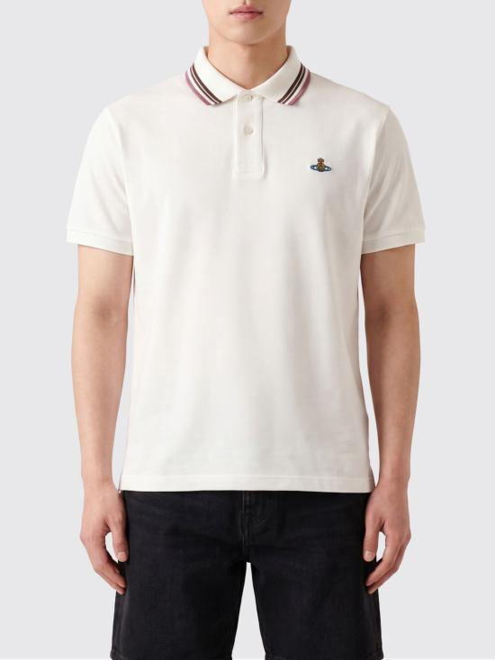 26SS 비비안웨스트우드 폴로 티셔츠 2H01000UJ00AU A401 White 1