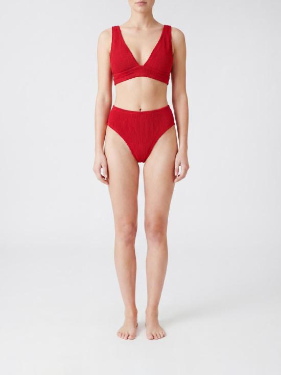 26SS 훈자 지 원피스 수영복 ANGELBIKINI Red