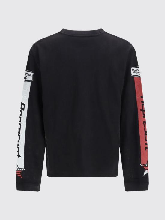 26SS 리프레젠트 반팔 티셔츠 MLM100781 JETBLACK Black 1 - REPRESENT