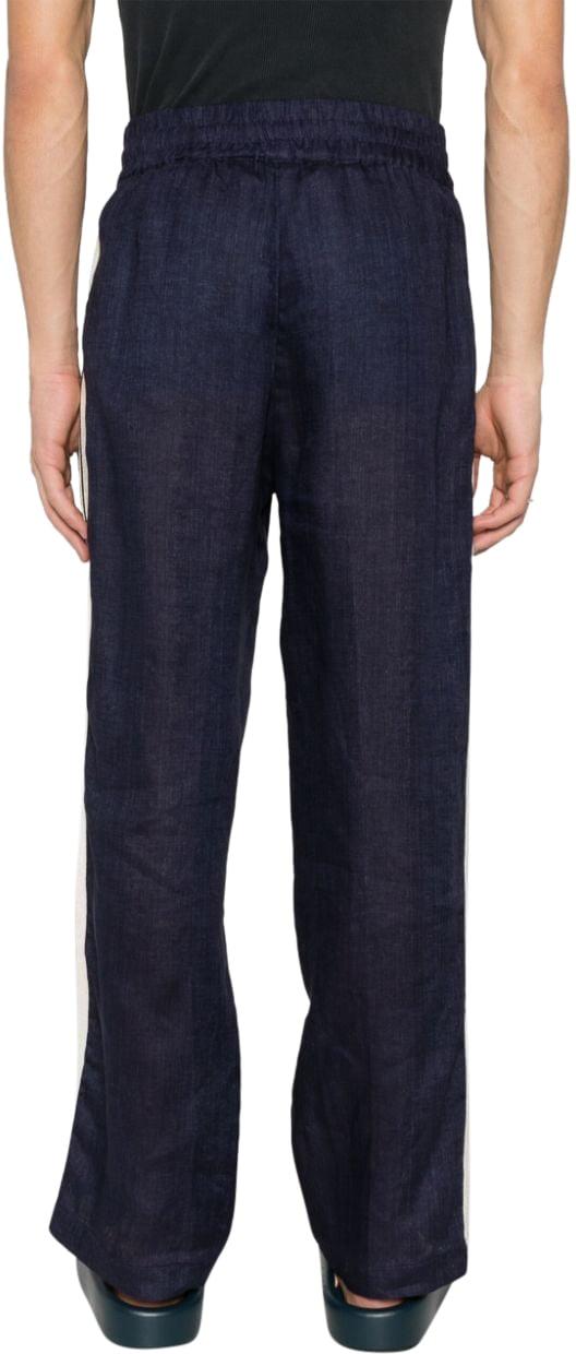  팜앤젤스 트레이닝/조거 팬츠 PMCJ021S24FAB0034603 NAVY - PALM ANGELS