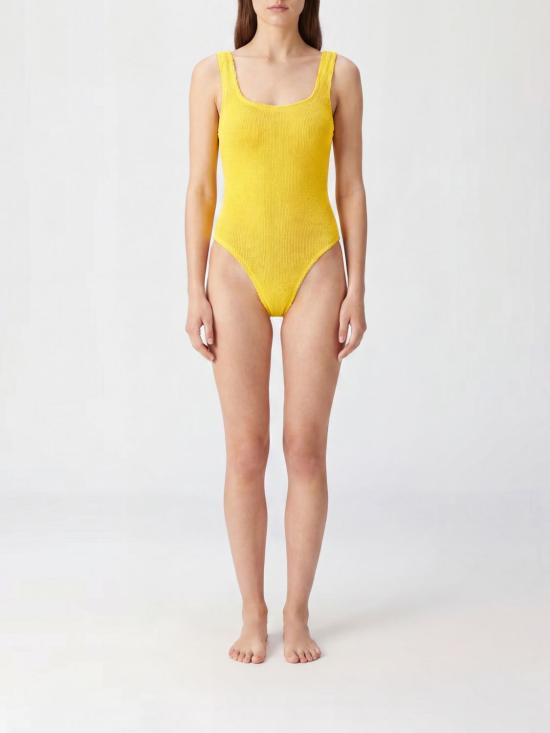 26SS 훈자 지 원피스 수영복 SQUARENECKSWIM SUNFLOWER Yellow