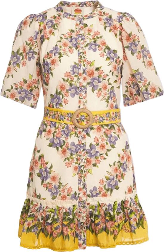 26SS 팜 리오 숏 원피스 FARMRIOHILOSTRIPESSANDMINIDRESS35354626056 WHITE