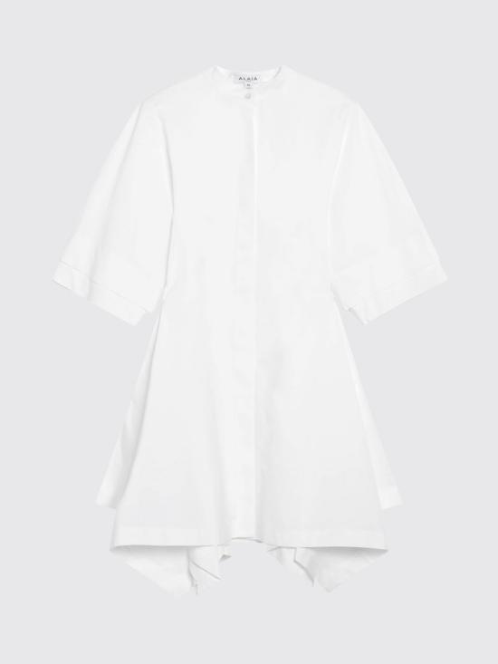 26SS 알라이아 미디 원피스 AA9R3071T611C 000 White - ALAIA