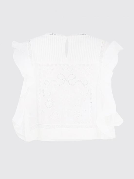 26SS 셀프 포트레이트 민소매 티셔츠 AC26008TW White - SELF PORTRAIT