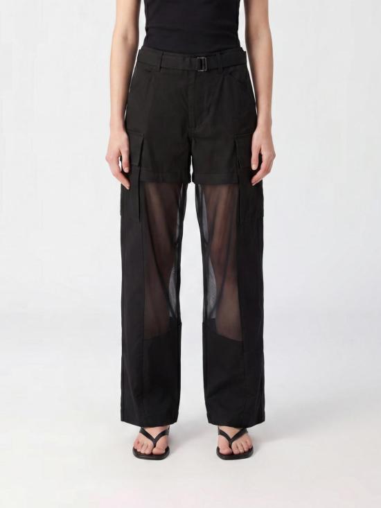 26SS 사카이 팬츠 2608441 001 Black