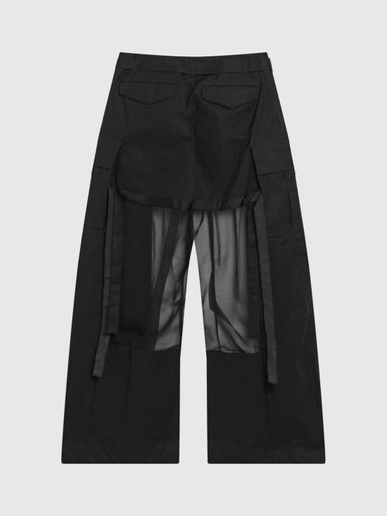 26SS 사카이 팬츠 2608441 001 Black - SACAI