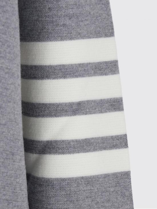 26SS 톰브라운 울 4바 브이넥 가디건 MKC160A00014 055 Grey - THOM BROWNE