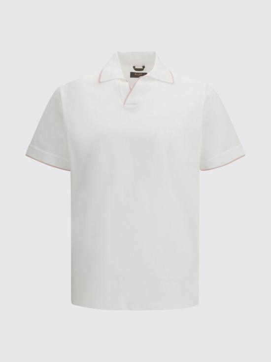 26SS 무레르 폴로 티셔츠 MOUPO100056 V3892 White - MOORER