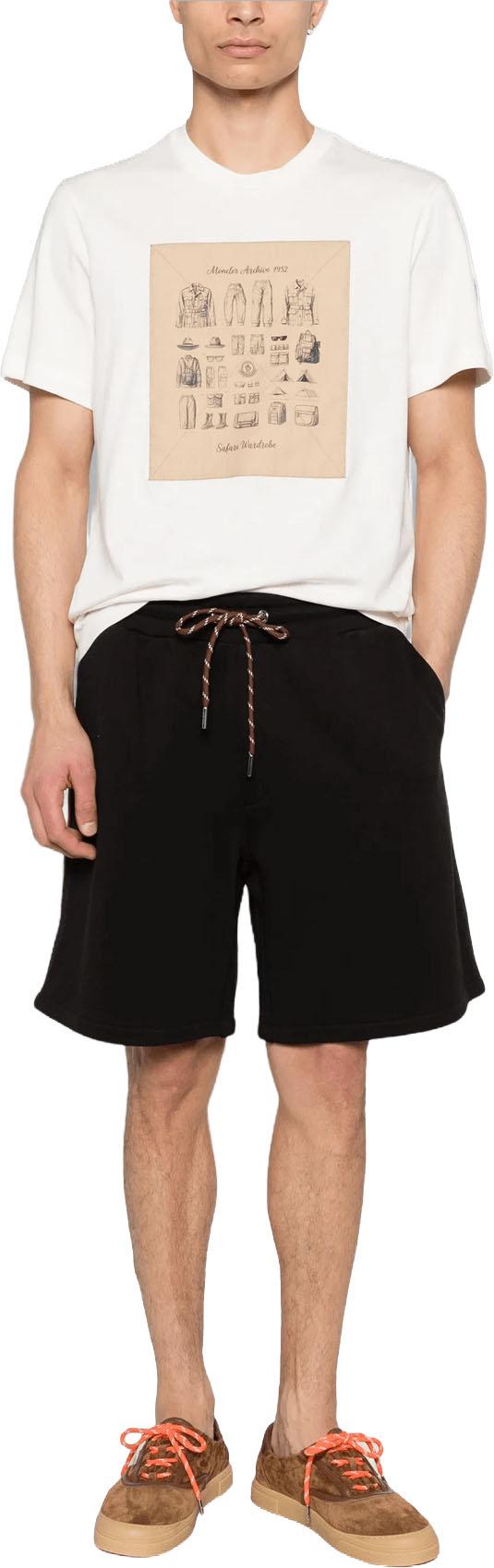 26SS 몽클레어 숏팬츠 MONCLERSWEATSHORTS8H00012899V4999 BLACK - MONCLER