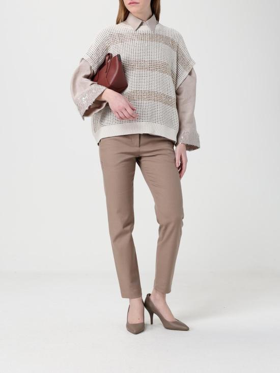 26SS 브루넬로 쿠치넬리 스웨터 M58772820 CLH85 Beige - BRUNELLO CUCINELLI