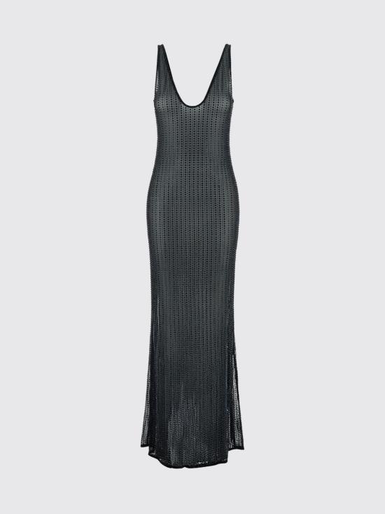 26SS 베누자 롱 원피스 DS005B BLK Black - VENUJA