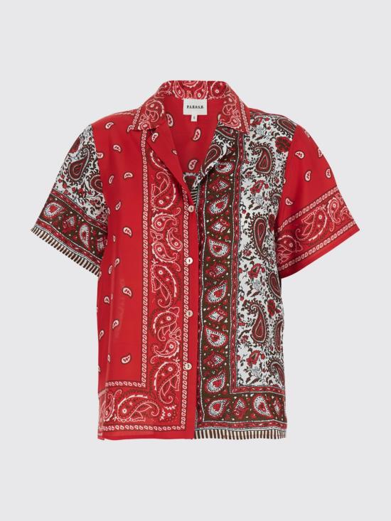 26SS 파로쉬 셔츠 D380654SHIELE 809 Red - PAROSH