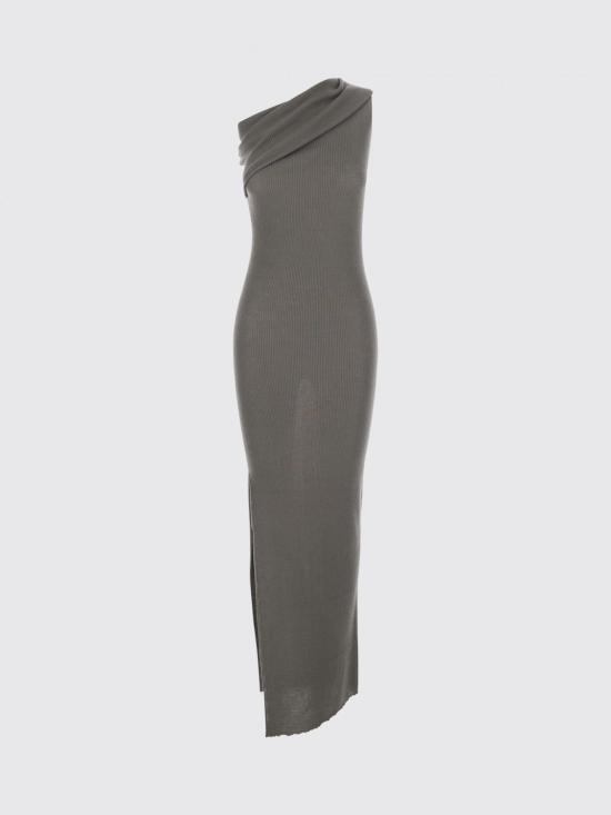 26SS 릭 오웬스 롱 원피스 RP01F6627RIBM 34 Grey - RICK OWENS