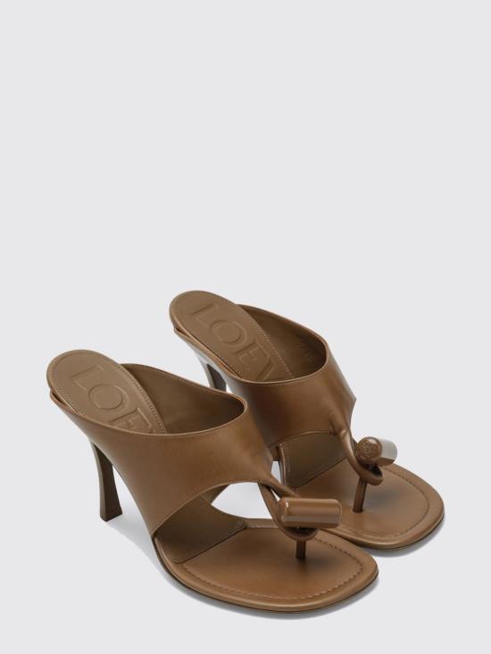 26SS 로에베 힐/펌프스 L815465XBA OAK Brown - LOEWE