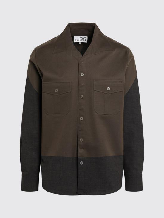26SS MM6 메종마르지엘라 셔츠 SH2DT0046M35733 144M Brown - MM6 MAISON MARGIELA