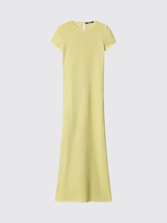26SS 자크뮈스 롱 원피스 DRW00817AK00309 250 Yellow - JACQUEMUS