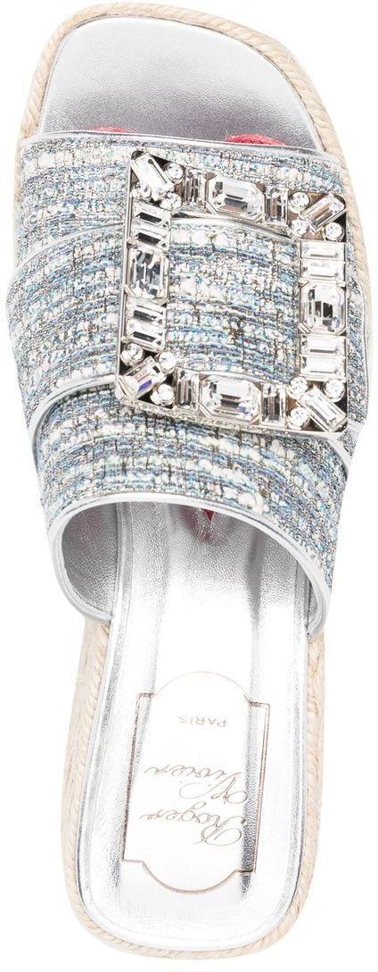  로저비비에 뮬/슬리퍼 RVW61932790R7X3200 LICHTBLUE - ROGER VIVIER